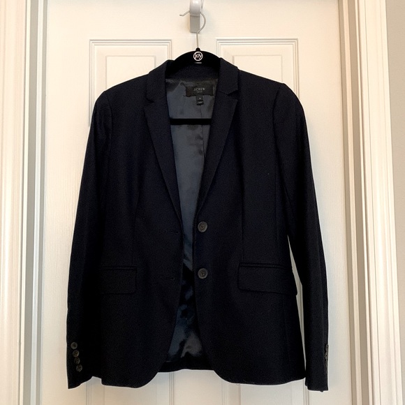Dark navy J Crew blazer size 0 - Picture 1 of 2